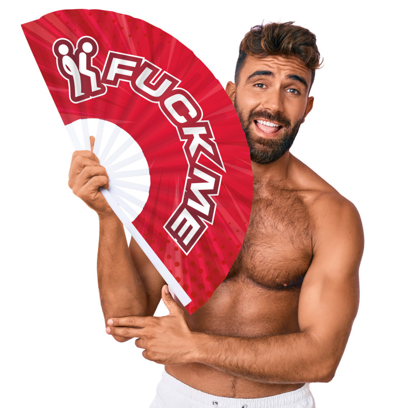 M Proud Éventail Géant Fuck Me 64cm